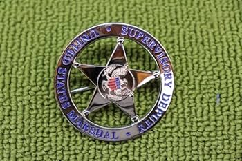 新品 USMS US MARSHAL USマーシャル バッジ TBxZG 黒系緑 Amazon.co.jp: USMS US MARSHAL USマーシャル バッジ バッヂ 嵌