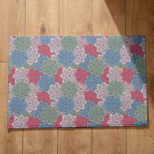 Tapis d'entrée mandalas 45x75 cm sur mesure CEVAN - 2