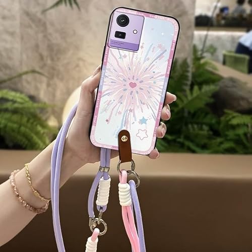 Phone Case Compatible with Cubot Note50, Graffiti Anti-knock TPU Diagonal Back Cover Silicone Full wrap Cute Cartoon Crossbody N