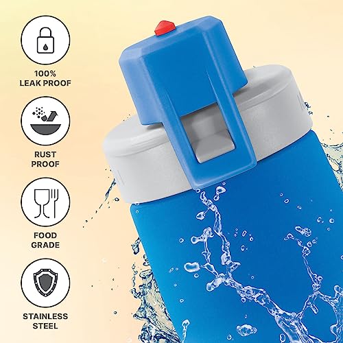 Image of MILTON champ 1000 stainless steel water bottle, 885 ml, blue