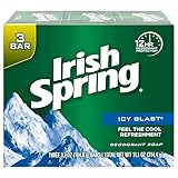 Irish Spring Bath Bar, Icy Blast 3.75 Oz, 12 Count 4pack of 3 Bar