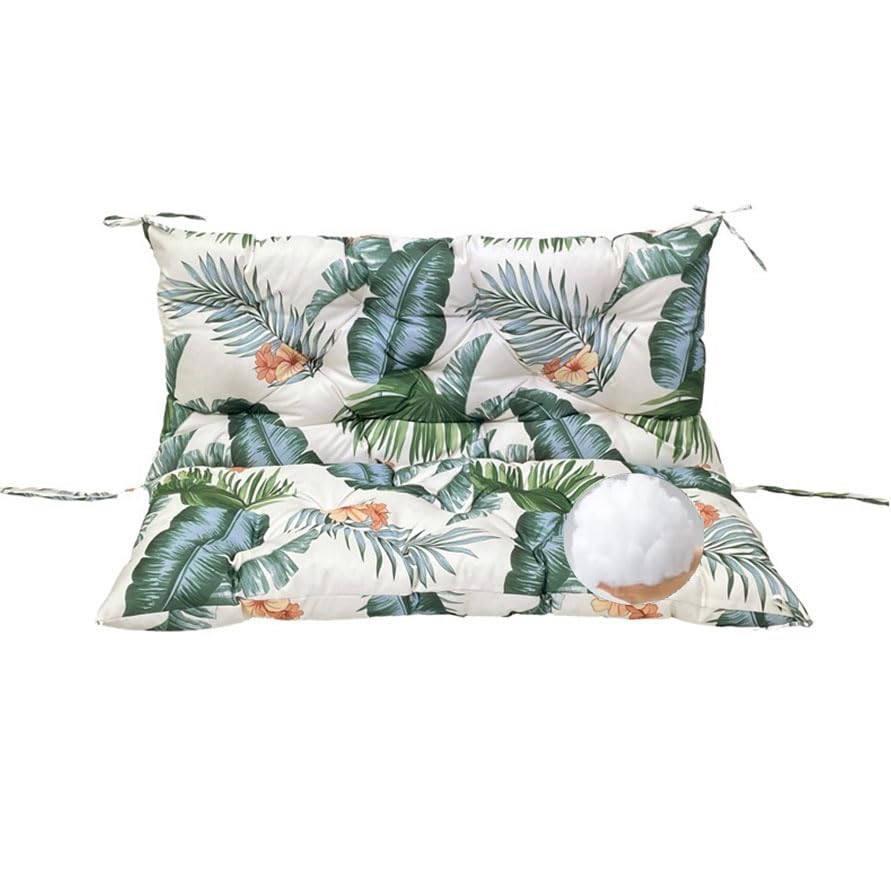 Coussin de balancelle 10,2 cm imperméable et rembourré avec dossier ergonomique