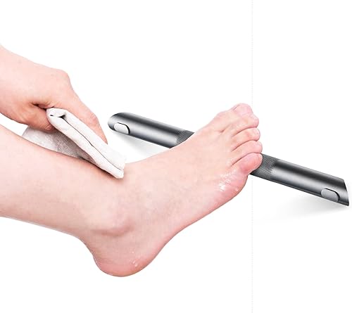 Sanliv Barra de reposapiés de ducha, reposapiés de esquina para afeitarse piernas, repisa de pie de ducha montada en la pared, barra de latón