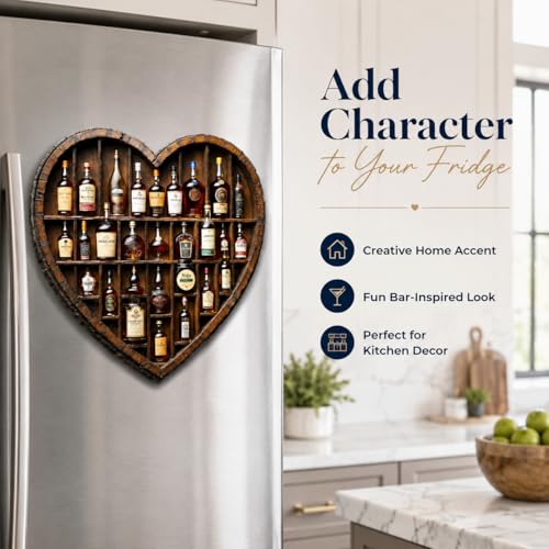 Imán decorativo para refrigerador forma botella de vino miniatura 4