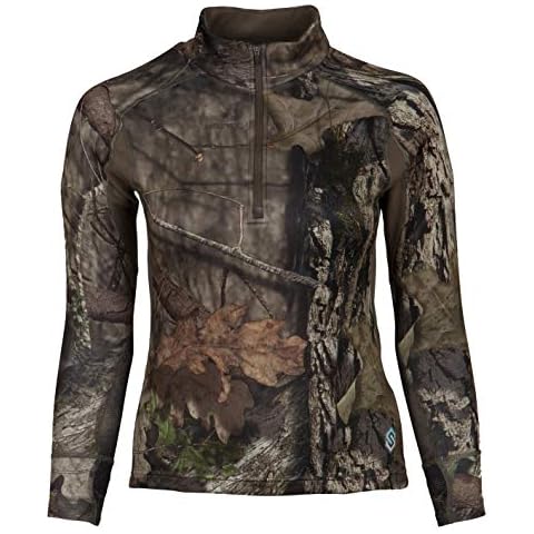 ScentLok womens Midweight Base Layer Shirt, Carbon, XXL Cover