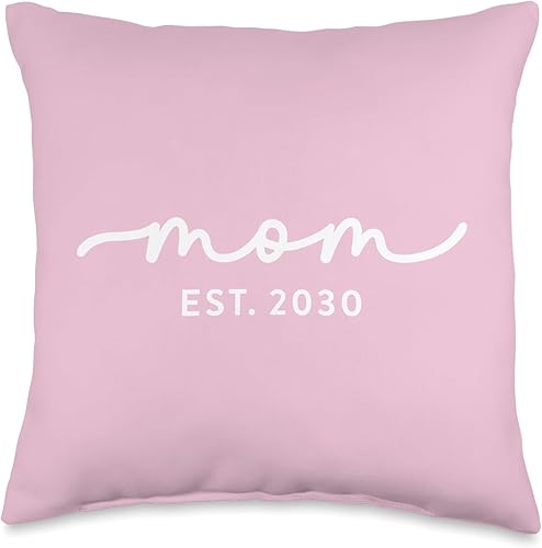 Mom Est 2030 Custom Mom Personalized Mothers Day Customized Throw Pillow