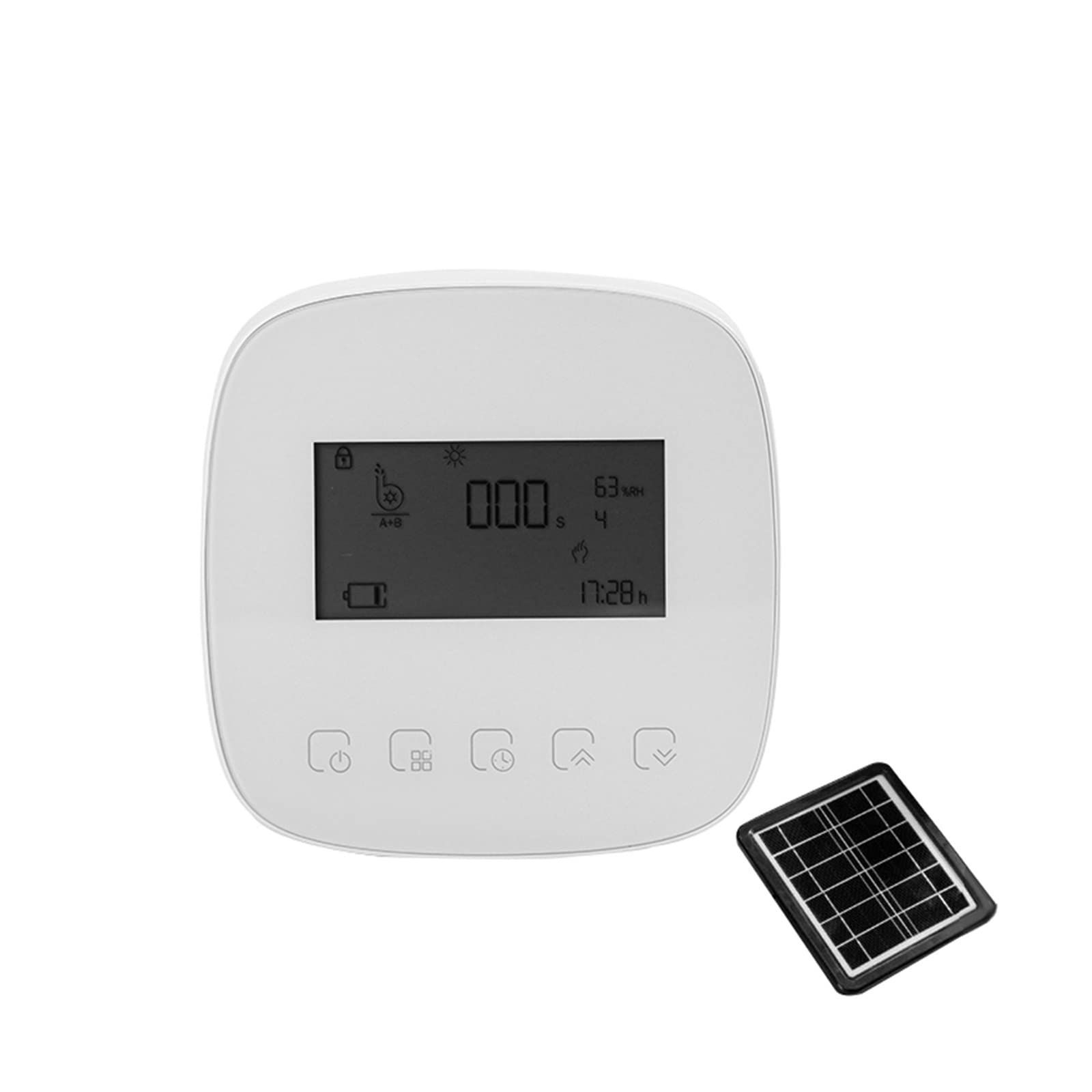Limpiador a vapor, Wifi Smart Dual System 550ml/Min Automatic Riesing Machine Herramientas Conjunto de riego Sistema 5+1+ Programable semanal Para pisos y coche(Without solar panel)