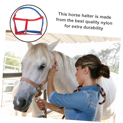 Cabestro ajustable de caballo Anneome contra rozaduras y tirones 4