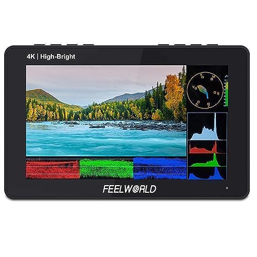 Monitor FEELWORLD F5 Prox de 1600 nits con alto brillo para visualización nítida en exteriores