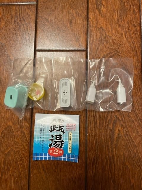 銭湯ミニチュアコレクション 第2弾 銭湯セット 【ガチャガチャ】昭和