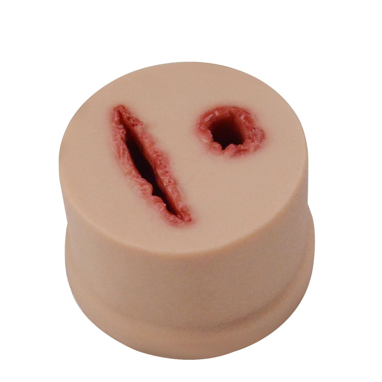 HKFGSHOP Wound Care Wound Models, 2 In 1 Multitask Tourniquet Trainer Model, Simulates Wound Packing and Hemorrhage Control Model, Suturing Exercises, for Course First Aid Training