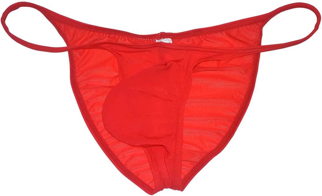 Mens Ice Silk Back Pucker Bikini Briefs Underwear Soft Brazilain Bikini Pouch Cheeky Briefs - Image 4