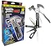 Produktbild 18-in-1 Multi-Tool Taschenmesser Multifunktions-Taschenwerkzeug in Langlebigem Schwarzen Edelstahl Survival Camping Messer, Notfallhammer, Gurtschneider/Notfallhammer/Camping-Tool