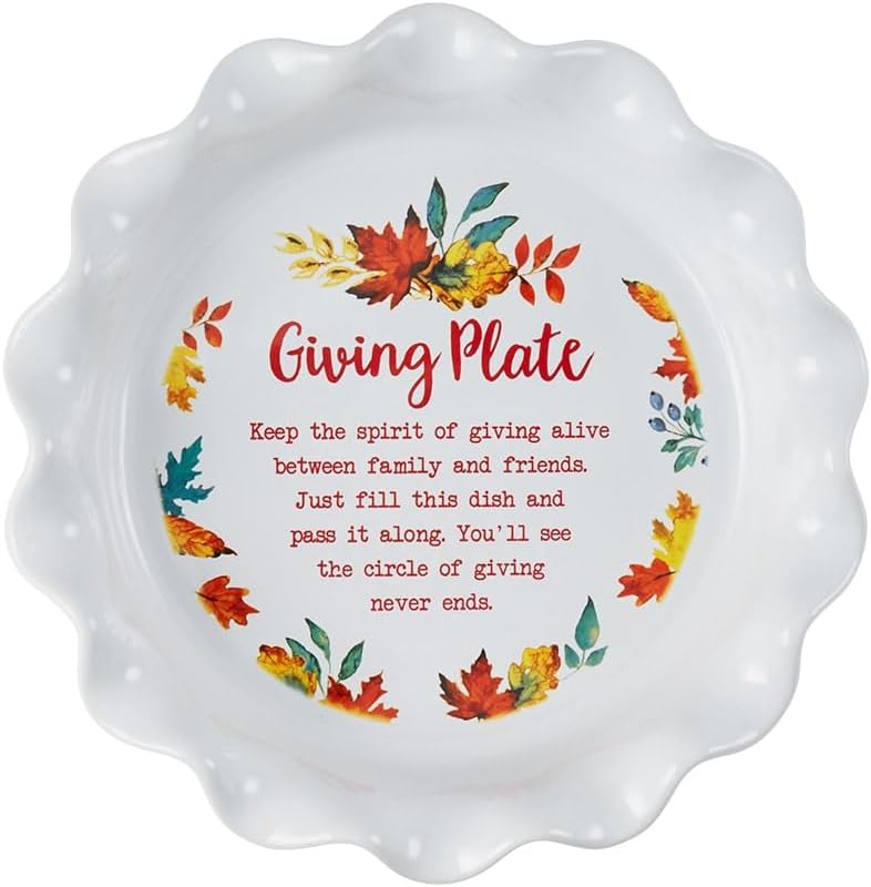 Giving Pie Plate