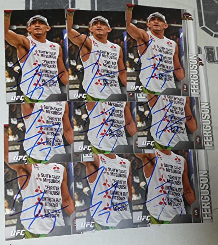 Tony Ferguson Signed 2015 Topps UFC Champions Card #186 Autograph 184 181 177 - Autographed UFC Cards