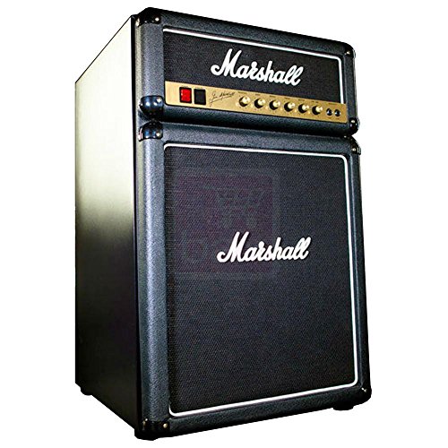Marshall FRIDGE Independiente 124.6L Negro - Nevera combi (Independiente, Negro, Derecho, palanca, Giratorio, Vidrio, Minibar)