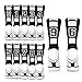 Custom Team Number Crew Socks | Athletic Socks by ChalkTalkSPORTS Black 23 Or 32 Team Number 23 or 32 Team Number