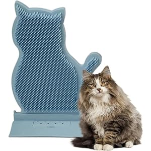 Camidy Cat Self Grooming Cat Grooming Brush Massager Tool for Indoor Cats Cat Face Scratchers Grooming Supplies