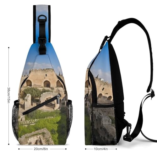 Bolso bandolera Israel estilo deportivo para senderismo miniatura 2