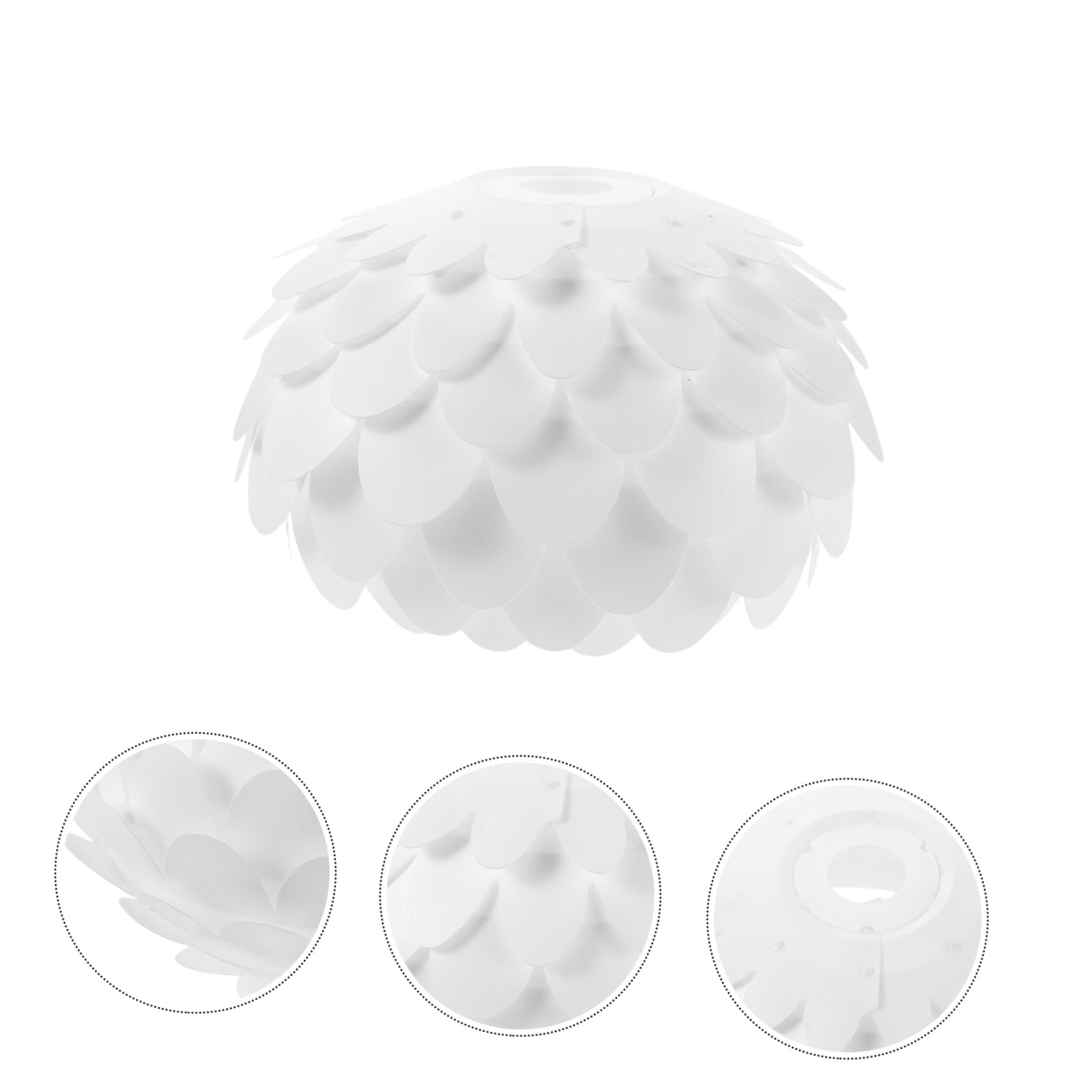 Minimalistyczny Abażur Wiszący Rybia Łuska Osłona Światła Do Sypialni i Jadalni Redukcja Olśnienia Łatwy Montaż Design Do Lamp Stołowych i Sufitowych