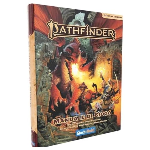 Giochi Uniti Pathfinder Seconda Edizione: Manuale di gioco, Prima ristampa, Gioco di Ruolo, 12+, Edizione italiana, GU3624