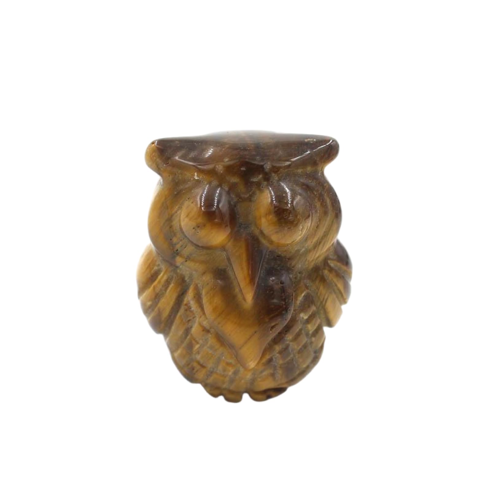 Zicnjodye 1pc Natural Stone Owl Shape Ornament