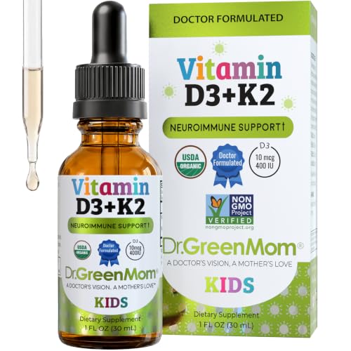 Dr. Green Mom Liquid Vitamin D3 K2 Drops