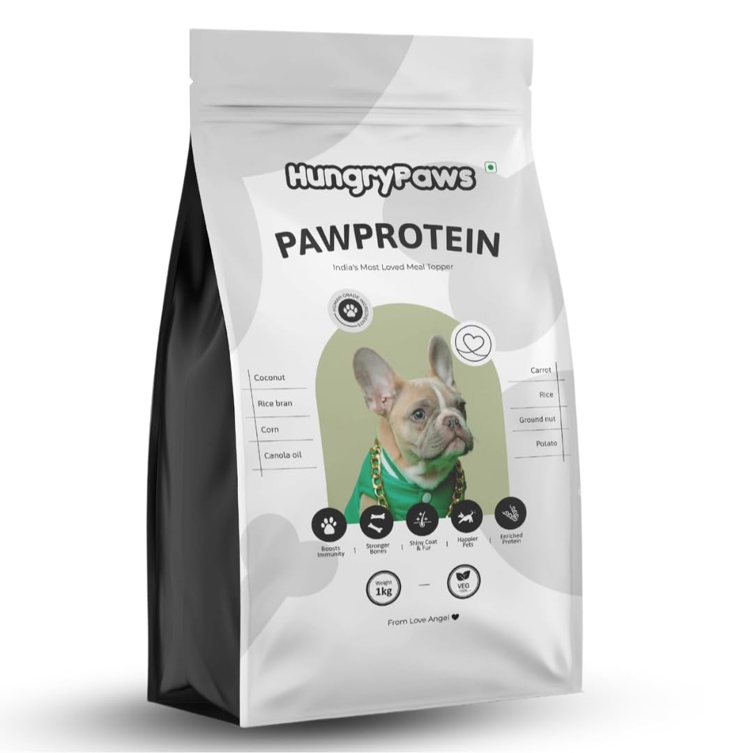 HungryPaws PAWPROTEIN Everyday Nutrition Topper | 100% VEG Dog Supplement and Multivitamin | Improved Skin & Coat, Joint Support, Heart, and Gut Health Human Grade Ingredients | All Life Stages | 500g (B0D4ZJ7G59) Amazon Price History, Amazon Price Tracker