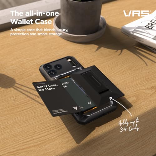 VRS DESIGN iPhone 17 Pro ケース 耐衝撃 カード入れ ストラップホール 付 スマホケース スタンド 付き カード 収納 頑丈 携帯ケース の商品画像 2