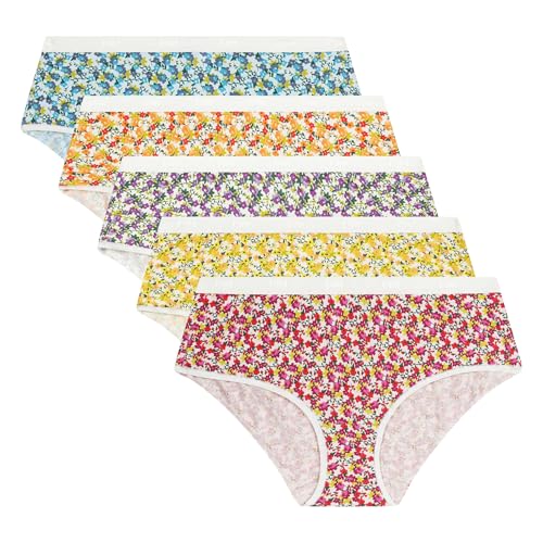 Dim Lot de Boxers Les Pockets Coton Couleurs & Motifs Femme x5