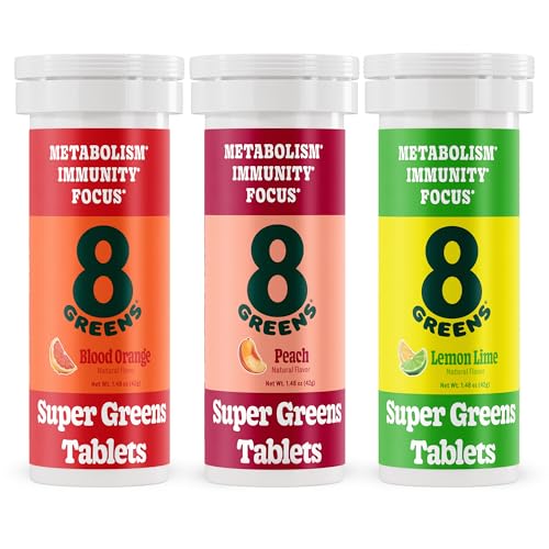8Greens Supergreens Effervescent Tablets Variety 30 Servings