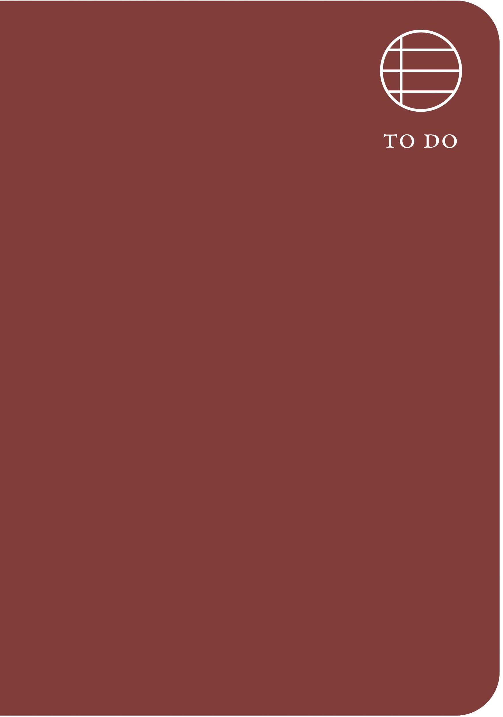Garnet Pocket To Do Notebook (Original Softcover Today Planners)