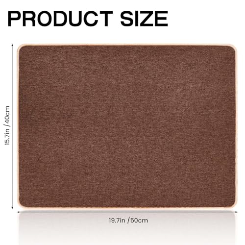 DAWNTREES Night Stand Cover for Top,Desk Mat, Brown (19.7" x 15.7") by DAWNTREES - Used condition - US$16.49