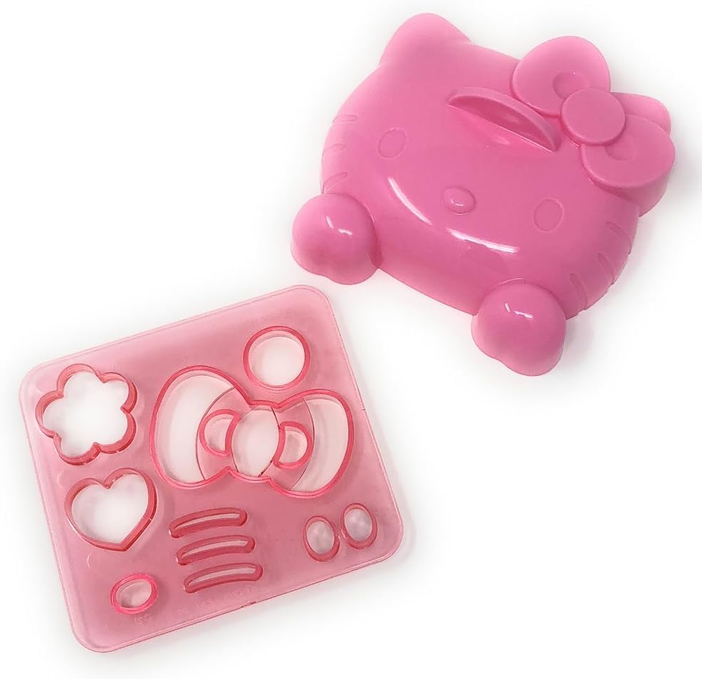 Formen-Set für Reis-Dekoration für Kinder, Hello Kitty Reis-Dekorations-Set (Reisform-Set) Bento Mold