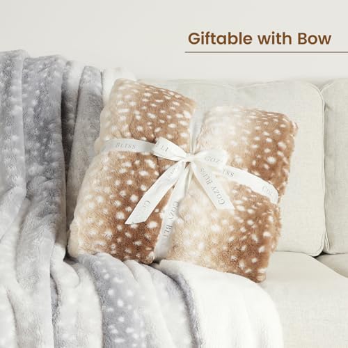 Couverture super douce Cozy Bliss plaid moelleux chaud double face pour la maison - 7