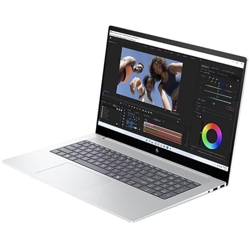 HP Envy 17-da0003na Touchscreen Laptop, Silver, Intel Core Ultra 5 125H, 16GB RAM, 512GB SSD, 17.3" 1920x1080 FHD, 1 YR WTY + EuroPC Warranty Assist, (Renewed)