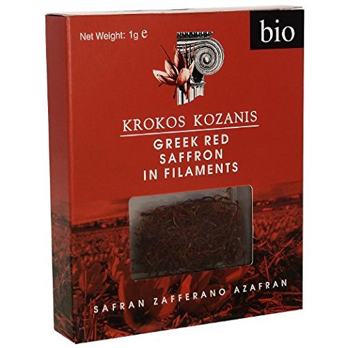 Krokos Kozanis Organic Red Saffron in Filaments 3x1g