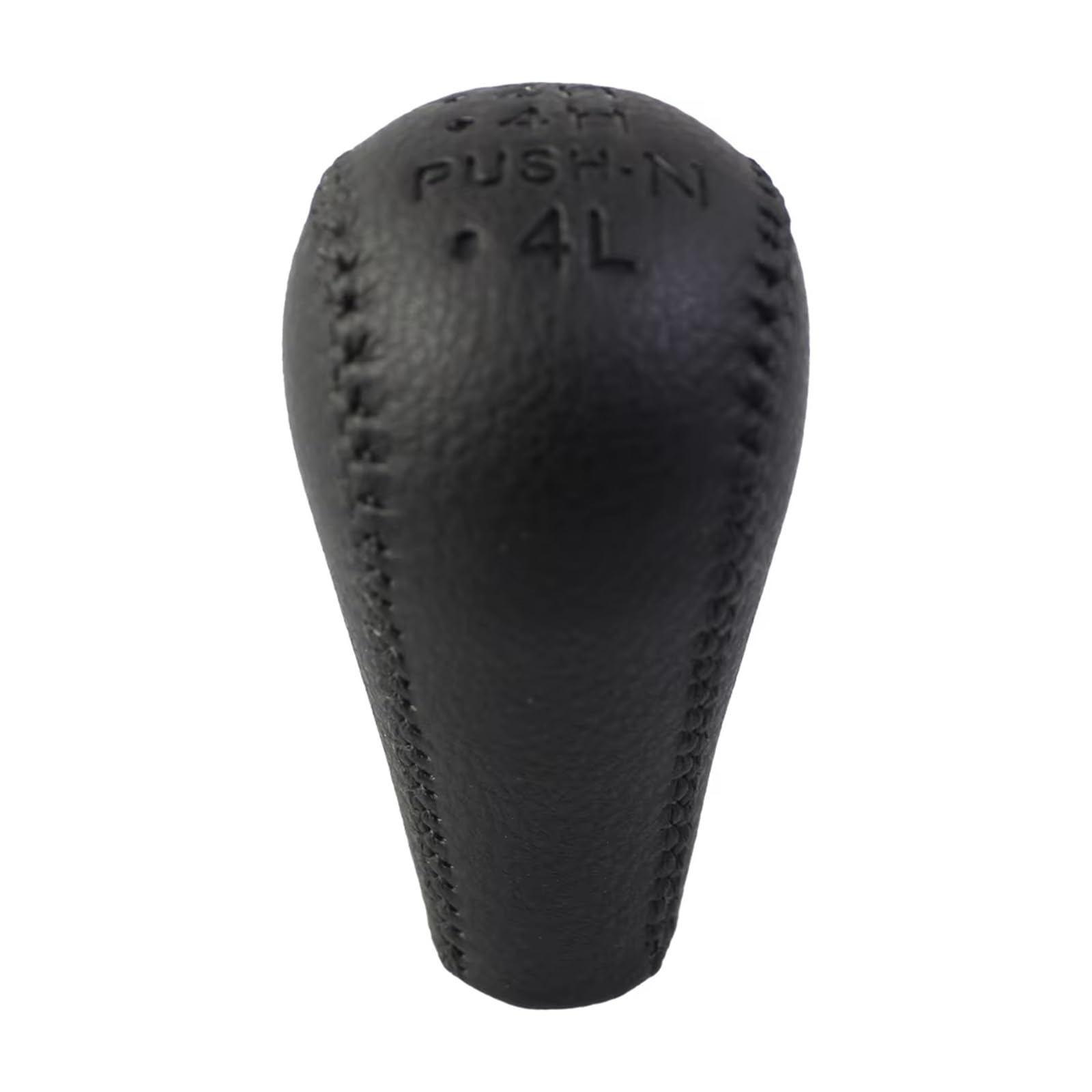 GHQFROP Transmission Gear Shift Knob for Nissan for Patrol GU Y61 Gear Shift Knob Gaiter Lever Shiter Head 5Speed Manual Transmission Car Gear Stick Knob(Push Black)