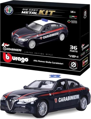 Bburago- Modèle réduit de Voiture des carabiniers, 18-25128