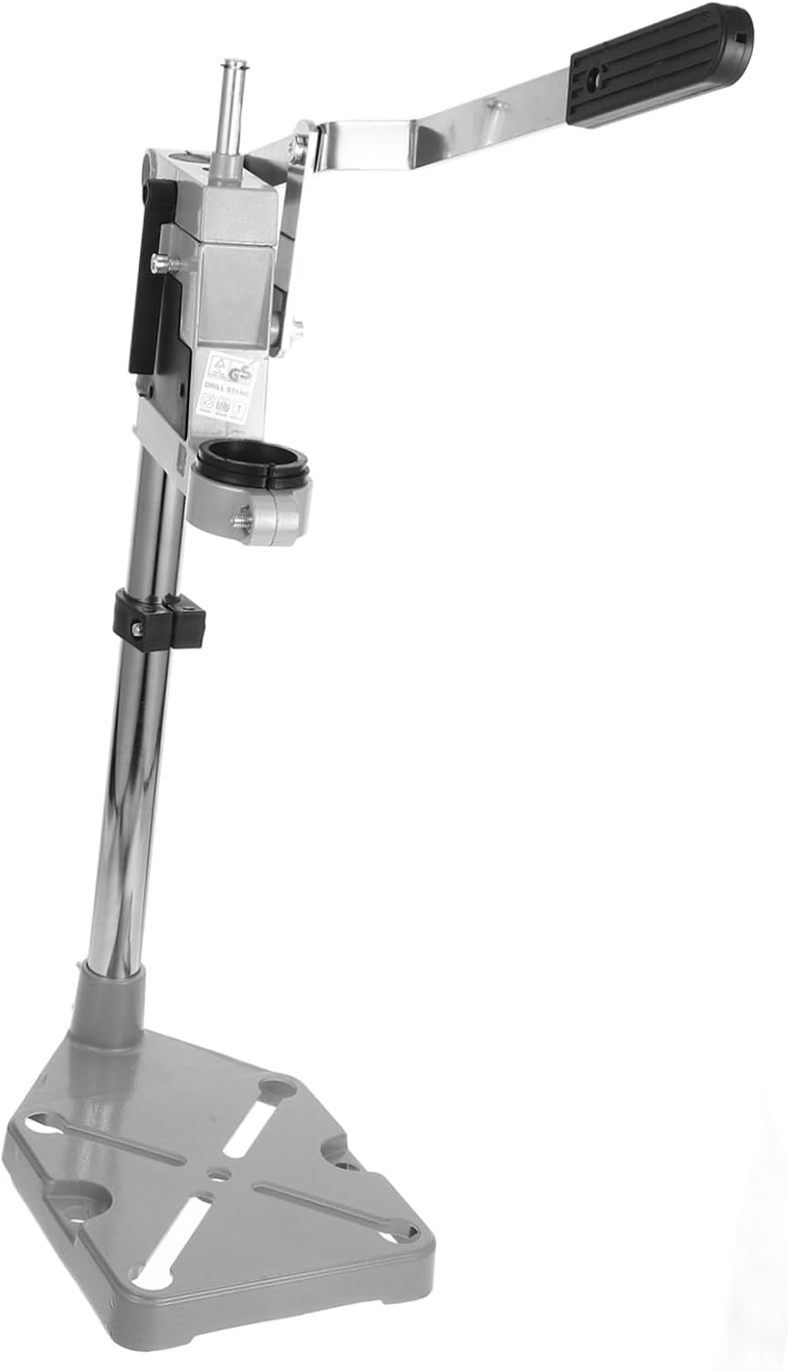 Uonlytech Multifunctional Hand Drill Press Stand Base for Enhanced Stability Compatible to Collar Drills for Accurate Woodworking and Repair Tasks