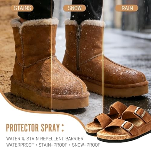 UGOOOSI Suede Care Kit, Deep Cleaning Shoe Cleaner with Water and Stain Repellent Spray | Professional Grade Suede Brush & Eraser Set for Restoring Nubuck, Sheepskin Shoes and Boots — view 5