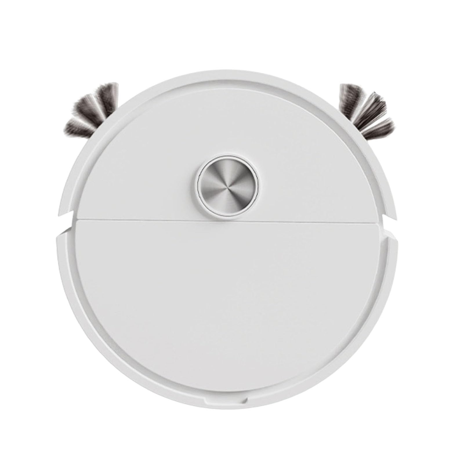 Introti 3 in 1 Mini Car Robot Vacuum Cleaner Auto Obstacle Avoidance Intelligent Sweeping Robot Removable Dust Collection Box Home Appliance Vacuum Cleaner for Pet Hair Stubborn Dirt (White Battery)