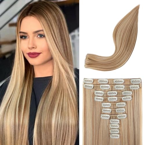 REECHO Clip in Extensions - 11PCS Clip in Haarverlängerungen...