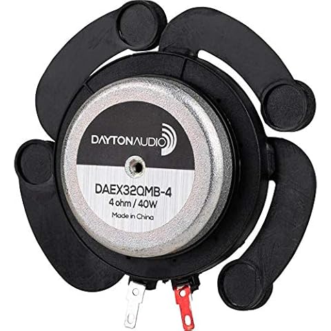 Dayton Audio DAEX32QMB-4 Quad Feet Mega Bass 32mm Exciter 40W 4 Ohm Cover
