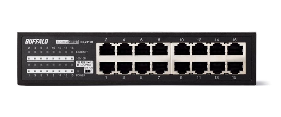 Amazon.co.jp: BUFFALO 10/100M ノンインテリジェンススイッチ