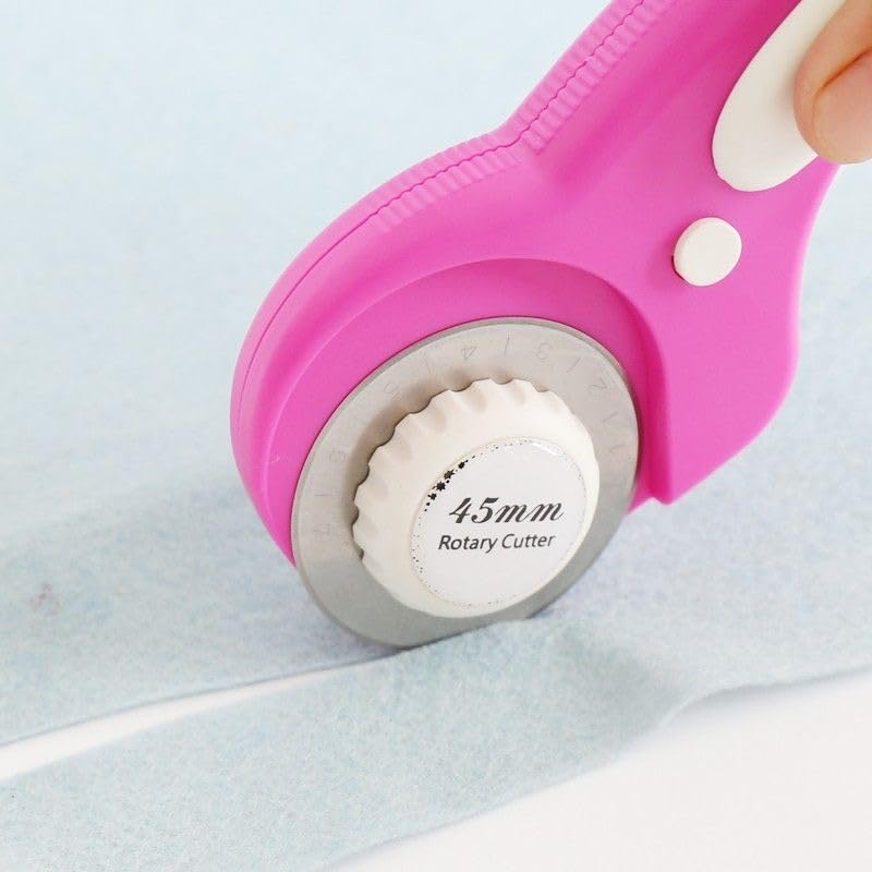 Taglierina Rotante Per Tessuti - 45mm Con 5 Lame Di Ricambio, Sicura E Precisione - Foto 8