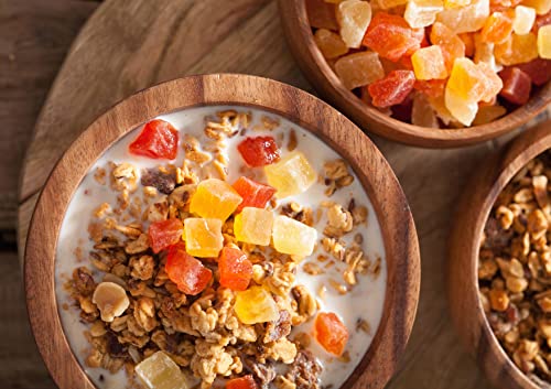 Food To Live Diced Fruits Mix, 1 Pound - Contains Dreid And Diced Mango, Pineapple, Papaya. Sweetened, Unsulfured, Candied Vegan Snack, Kosher thumb #5