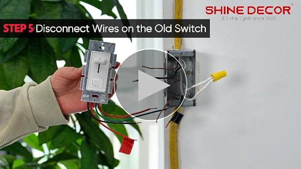 Shine Decor Electronic Low Voltage Dimmer Switch for 250W