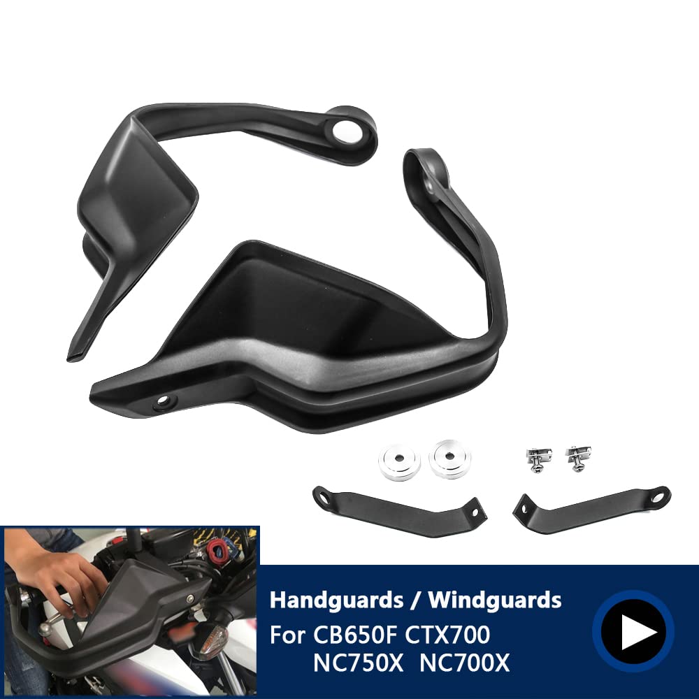 Riloer Ochraniacze na dłonie motocyklowe, 2 szt., osłony dłoni motocykla, kompatybilne z Hon*da NC 750 X NC700X NC750S CB650F CTX700 NC750X