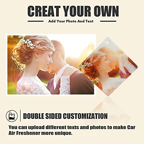 Custom Car/Home Fresheners With Text/Photo，Personalized Air Freshener Fragrance Suitable For Home/Car/Bedroom #TOP4